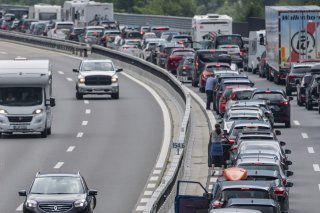 Les départs en vacances provoquent chaque année des embouteillages devant le portail nord du Gothard (photo d'archives).